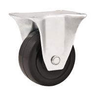 Rodizio Fixo 2  Leve 25kg Borracha Preta Vonder - 1