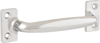 Puxador tipo alça 120mm metálico niquelado Vonder