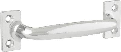 Puxador tipo alça 120mm metálico niquelado Nove54