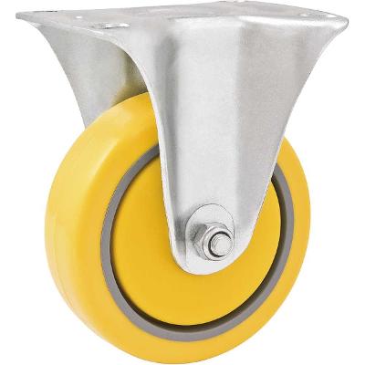 Rodizio Fixo 4 Média 100kg Pvc Poliuretano Rf804 Vonder