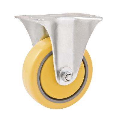 Rodizio Fixo 3  Média 50kg Núcleo Pvc Poliuretano Rf803 - Vo