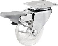 Rodízio Giratório Com Freio 2" Pu Transp Nove54 - 1