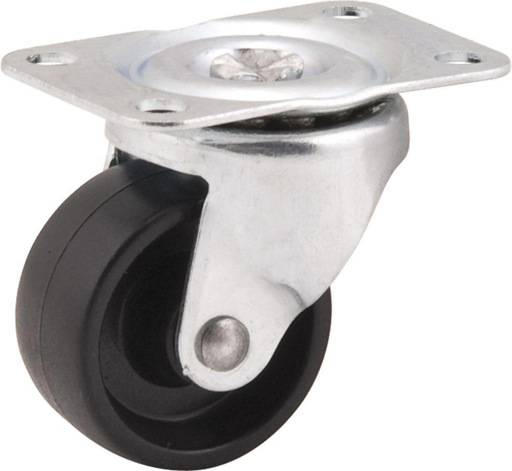 Rodizio giratório simples 30x14mm 25kg nylon rg914 Vonder - 1