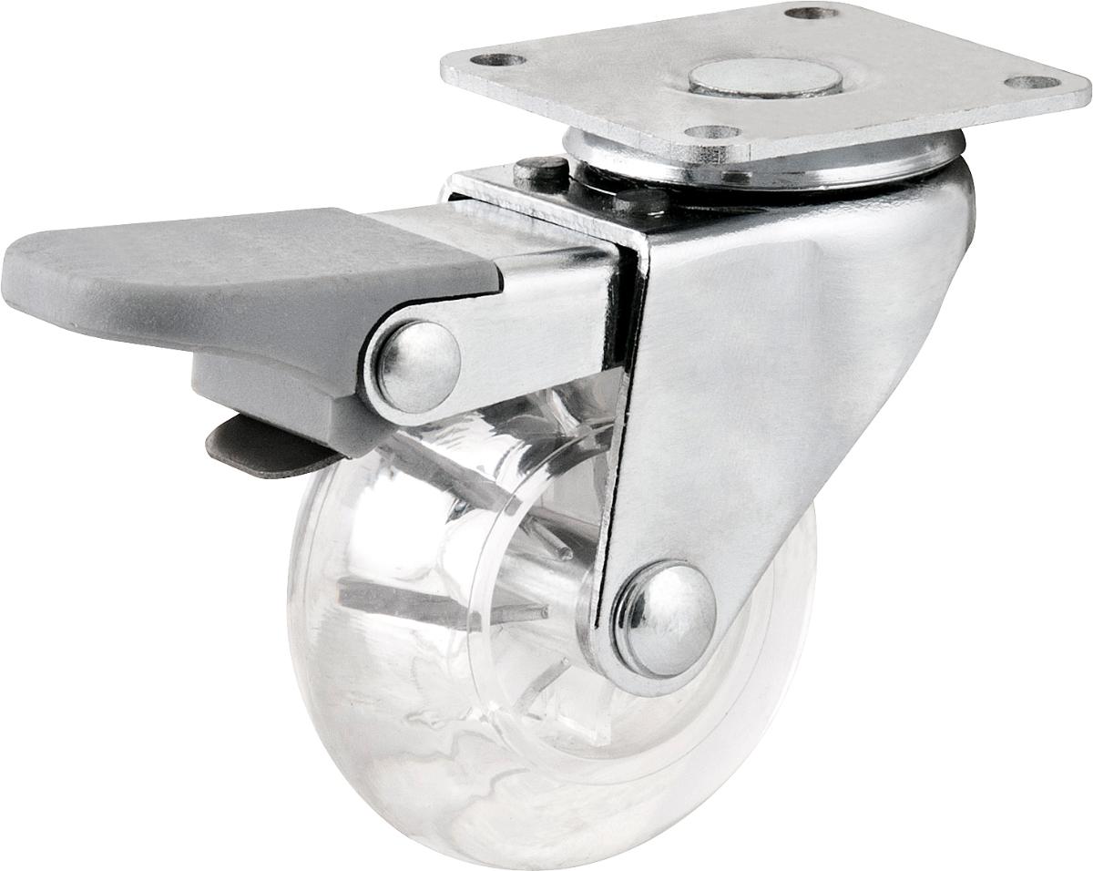 Rodízio Giratório Com Freio 3" Pu Transp Nove54 - 1