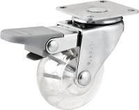 Rodizio Giratório Freio 2 Leve 35kg Poliuretano Vonder - 1