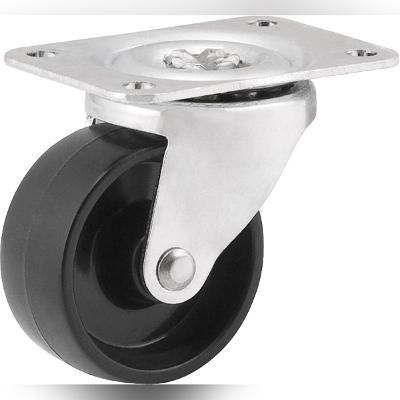 Rodizio giratório 40x18mm 50kg nylon preto - Vonder