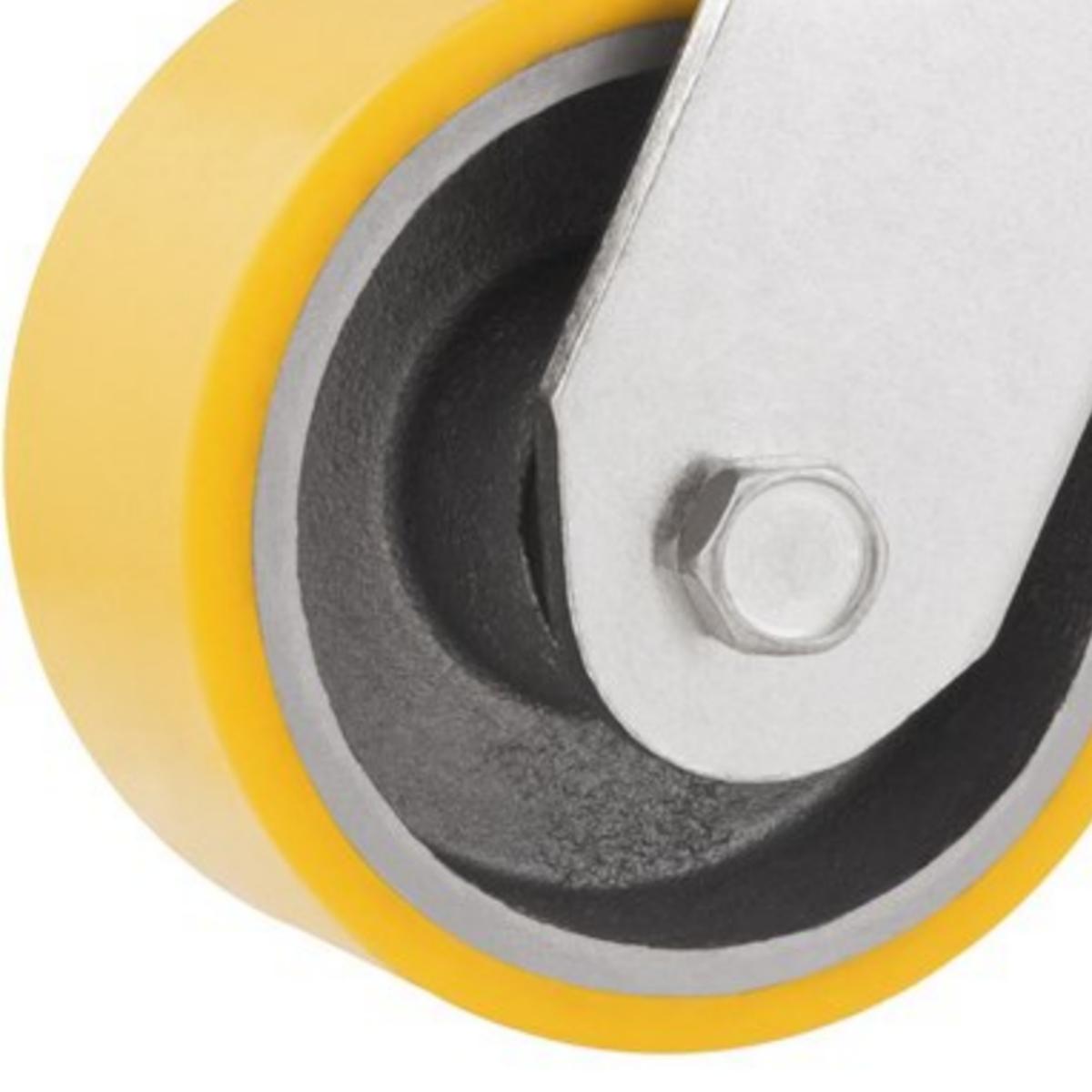 Rodizio Giratório 8 Média 350kg Ferro Fundido Poliur Vonder - 3