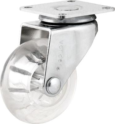 Rodizio Giratório 3 Leve 55kg Transparente Vonder