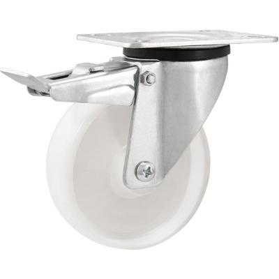 Rodizio giratório c/ freio 5" média 150kg nylon gf605 Vonder