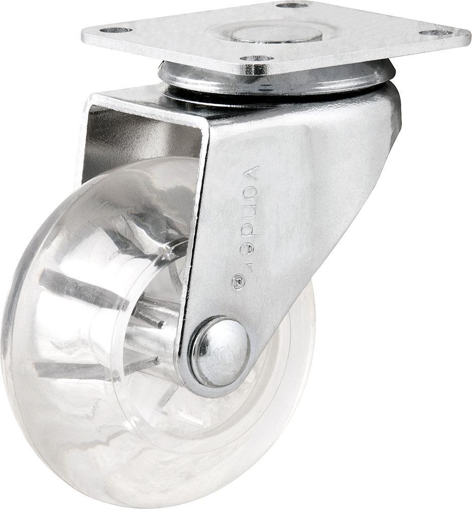 Rodizio Giratório 2 Leve 35kg Transparente Vonder - 1