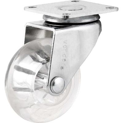 Rodizio Giratório 2 Leve 35kg Transparente Vonder