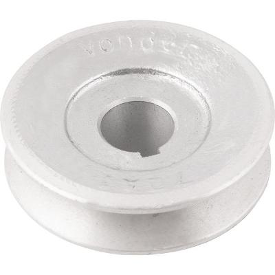 Polia Alumínio 1 Canal Perfil A 70mm com Furo 3/4" - Vonder