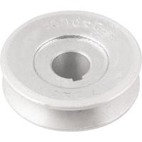 Polia Alumínio 1 Canal Perfil A 70mm com Furo 3/4" Vonder - 2