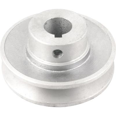 Polia Alumínio 1 Canal Perfil A 80mm com Furo 19mm - Vonder
