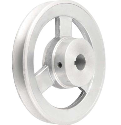 Polia Alumínio 1 Canal Perfil A 150mm com Furo 3/4" - Vonder