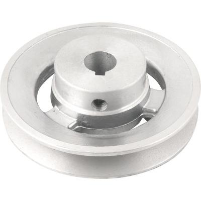 Polia Alumínio 1 Canal Perfil A 100mm com Furo 5/8" - Vonder