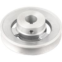 Polia Alumínio 1 Canal Perfil A 100mm com Furo 3/4" - Vonder - 1