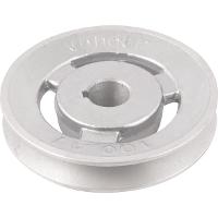 Polia Alumínio 1 Canal Perfil A 100mm com Furo 3/4" - Vonder - 2