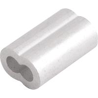 Prensa Cabos Em Alumínio Para Cabos De Aço 1/16  Com 100 Peç - 1