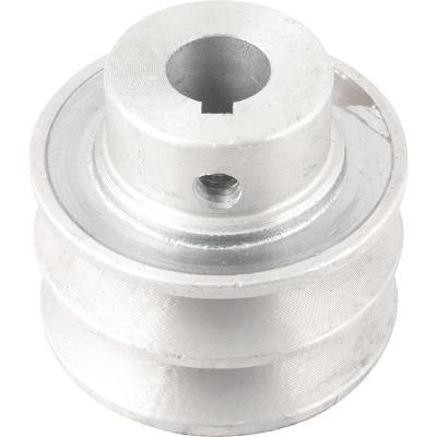 Polia Alumínio 2 Canais Perfil A 60mm com Furo 5/8" - Vonder