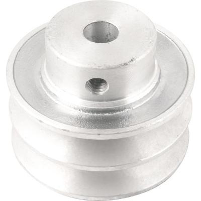 Polia Alumínio 2 Canais Perfil A 70mm com Furo 1/2" Vonder