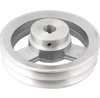 Polia Alumínio 2 Canais Perfil A 150mm com Furo 3/4" Vonder - 1