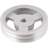 Polia Alumínio 2 Canais Perfil A 150mm com Furo 3/4" Vonder - 3