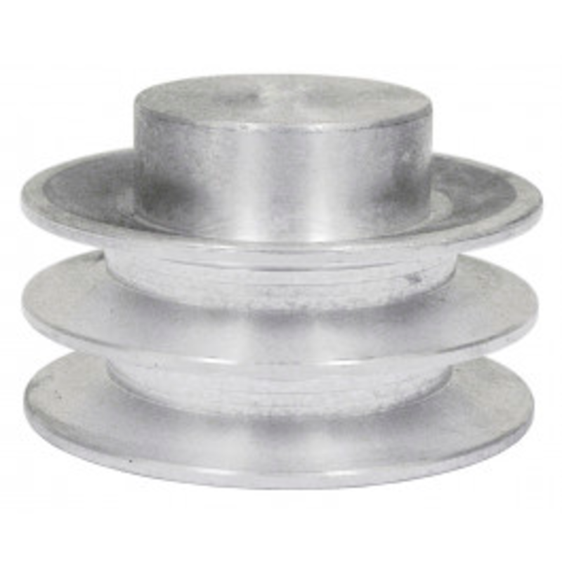 Polia Alumínio 70 mm 2 Canais Perfil A Vonder - 1