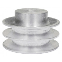 Polia Alumínio 70 mm 2 Canais Perfil A Vonder - 1