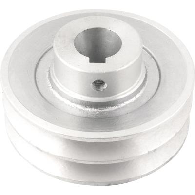 Polia Alumínio 2 Canais Perfil A 100mm com Furo 24mm Vonder