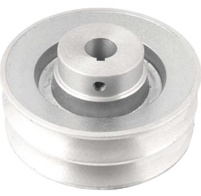 Polia Alumínio 2 Canais Perfil B 120mm com Furo 3/4" Vonder