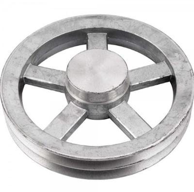 Polia alumínio 250mm 2 canais perfil b Vonder