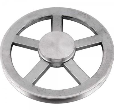 Polia alumínio 250mm 1 canal perfil b Vonder