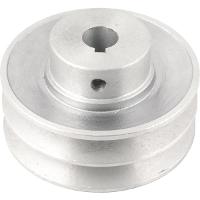 Polia Alumínio 2 Canais Perfil A 90mm com Furo 5/8" - Vonder - 1