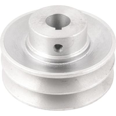 Polia Alumínio 2 Canais Perfil A 90mm com Furo 3/4" - Vonder