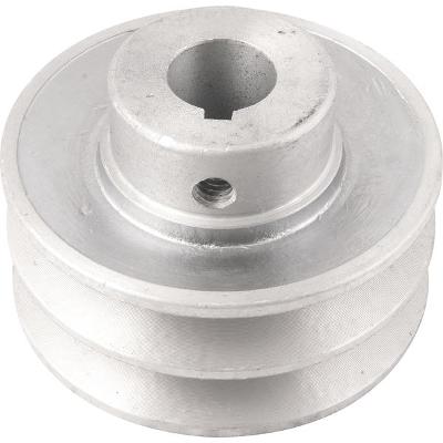 Polia Alumínio 2 Canais Perfil A 80mm com Furo 3/4" Vonder