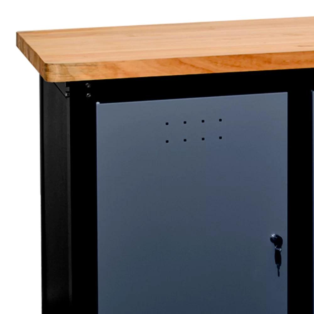 Bancada Profissional Fechada 1,10 metros Dark Presto - 2