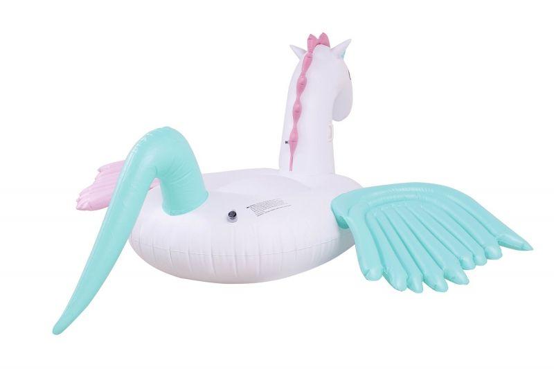 Bóia Inflavel Gigante Unicornio c/ Asas Uso Adulto Bel Lazer - 1