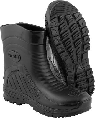 Bota de Pvc Preta Cano Médio s/ Forro 43 Vonder Plus