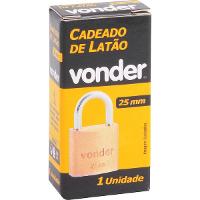 Cadeado latão 25mm haste normal Vonder - 2