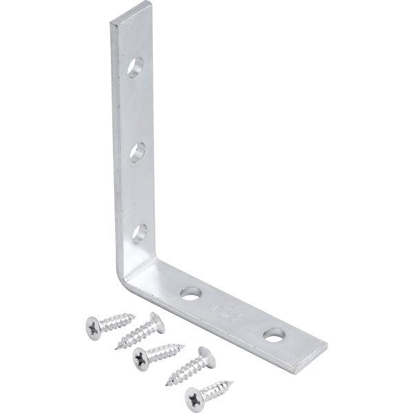 Cantoneira p/ cortina 05x07cm zincado cce0057 c/ 4 pç Vonder - 1