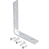 Cantoneira p/ cortina 05x07cm zincado cce0057 c/ 4 pç Vonder - 1