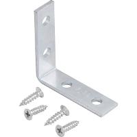 Cantoneira p/ cortina 04x04cm zincado cce0044 c/ 4 pç Vonder - 1