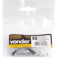 Cantoneira p/ cortina 03x03cm zincado cce0033 c/ 4 pç Vonder - 2