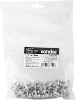 Clips p/ Cabo de Aço 1/8''3,18 mm Cartela c/ 30 peças Vonder - 1