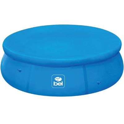 Capa Cobertura Piscina Inflável Bel Lazer 4,57m 11000L PE Azul  Redonda Proteção Folhas Sujeira