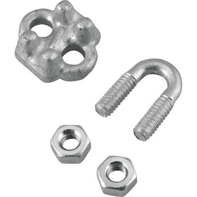 Clips para cabo de aço 1/8" pesado galvanizado - Vonder Plus