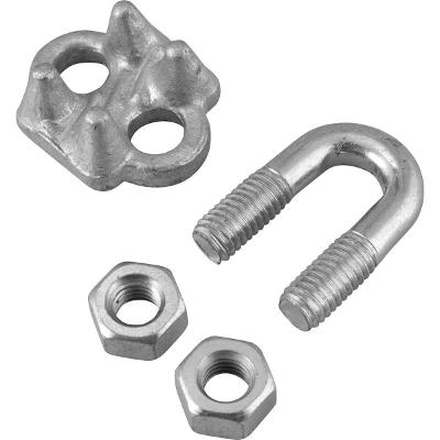 Clips para cabo de aço 3/8" pesado galvanizado - Vonder Plus