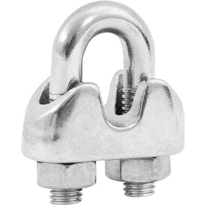 Clips para cabo de aço 1/4" leve inox - Vonder