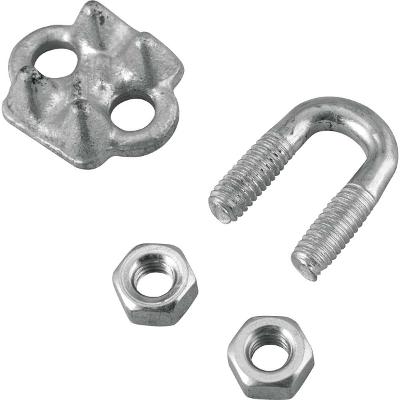 Clips para cabo de aço 1/4" pesado galvanizado - Vonder Plus